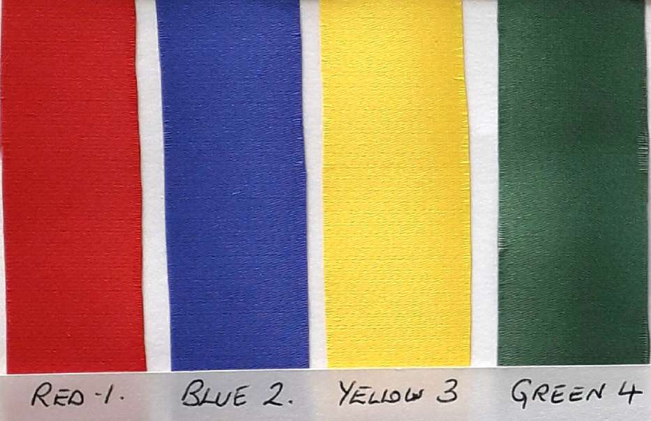 Stock Sash Colours Stock Sash Colours
